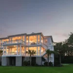 Early evening photo of property for sale at 288 Tipperary Place in Pawleys Island, South Carolina.