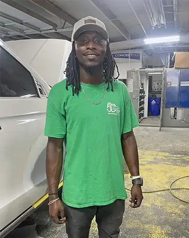 Evan Grant, Parts and Production Manager, Ascue's auto Body & Pain Shop in Mount Pleasant, SC 