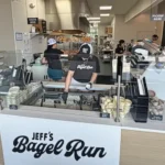 Jeff's Bagel Run. Upsized photo enhanced by AI in Photoshop