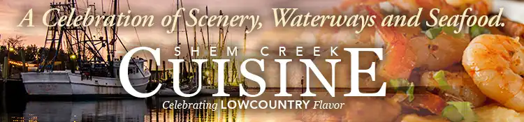 Visit ShemCreekCuisine.com for a taste of local flavor on the creek!