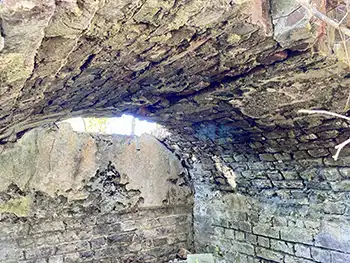 Inside the unmarked tomb at the edge of the Phillips Community.