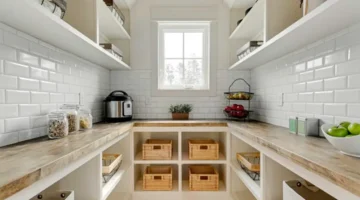SpaceLove photo of a kitchen pantry.