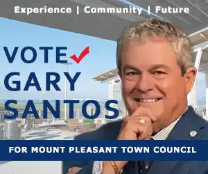 Ad: Get to know Gary Santos. Vote for Gary Santos, Mount Pleasant Town Council