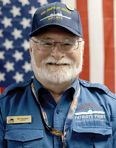 Bill Casassa, retired from the Navy.