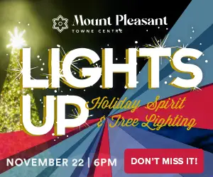 Ad: Kick off the Holidays at Towne Centre on November 22, 2025!