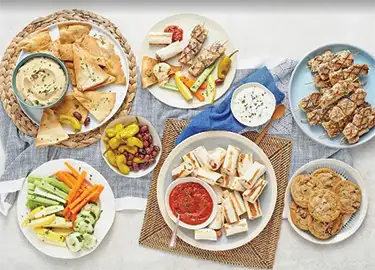 A selection of tasty fare at Taziki's Mediterranean Cafe.