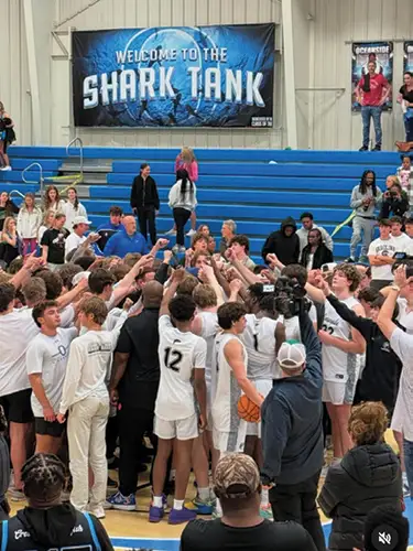 Oceanside Collegiate Boys Basketball: The OCA Shark Tank gym has been the graveyard for many basketball opponents, as the Landsharks anticipate a lot of home wins this season.