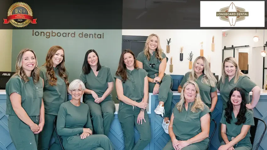 Dr. Ellen Paulisick of Longboard Dental was voted 2026 Best Dentist in the Best of Mount Pleasant