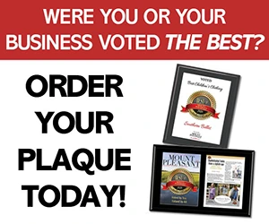 2026 Best of Mount Pleasant Winner? Get your plaque here!