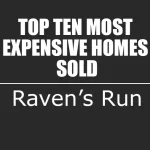Raven's Run, Mount Pleasant, SC Top Ten Most Expensive Homes Sold thumbnail title graphic