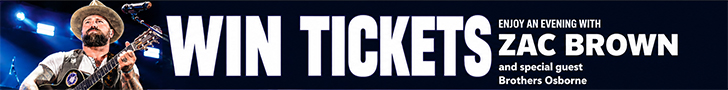 Ad: REGISTER to win Zac Brown tickets!