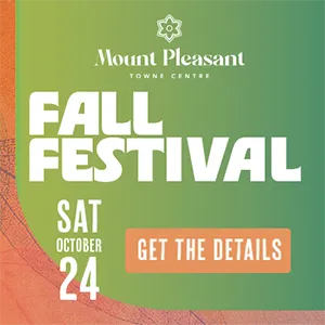 Don't miss Mount Pleasant Towne Centre's Fall Festival on October 24 from noon to 3pm.